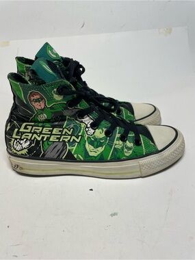 Converse green lantern high top sneaker Size M 5, W 7 138665c